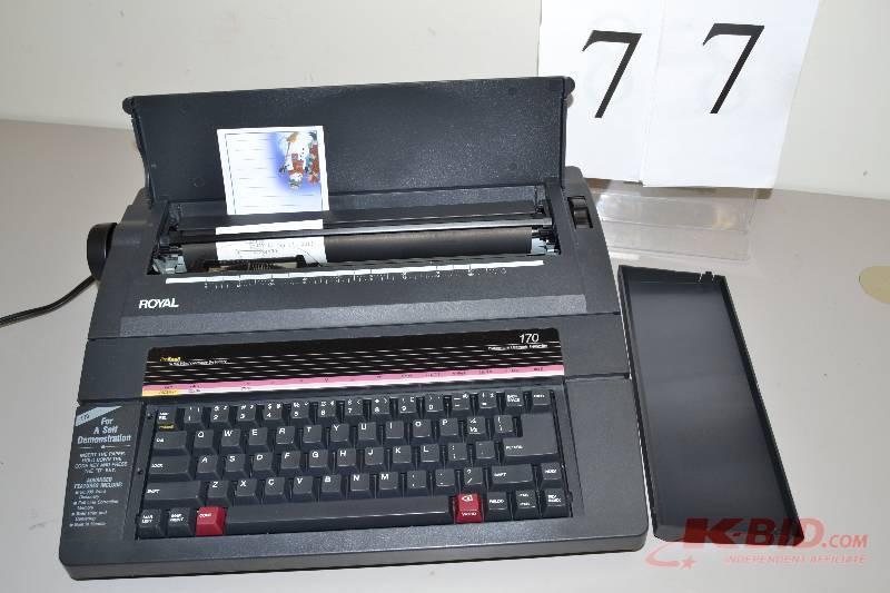 lot 77 image: Typewriter