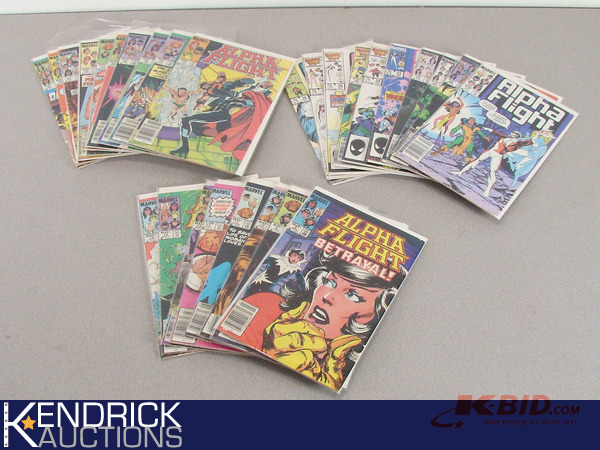 lot 75 image: 22 - 1983 Series Marvel Alpha Flight
