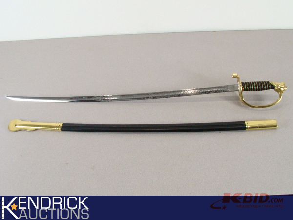 lot 10 image: Atlanta Cutlery Marines Sword and Scabbard