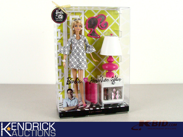 lot 51 image: Mint in Box Barbie Jonathan Adler Doll