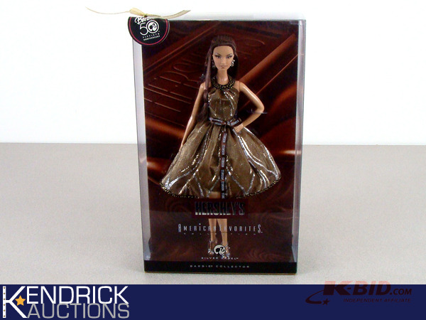 lot 52 image: Mint in Box Barbie Hersheys Doll