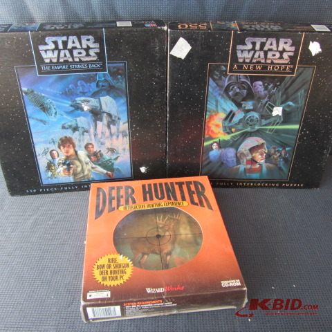 lot 35 image: Star Wars Puzzle, Hunting CD