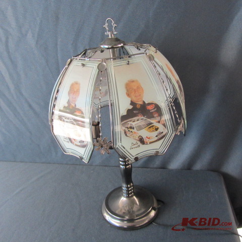 lot 55 image: Dale Jarrett Touch Lamp