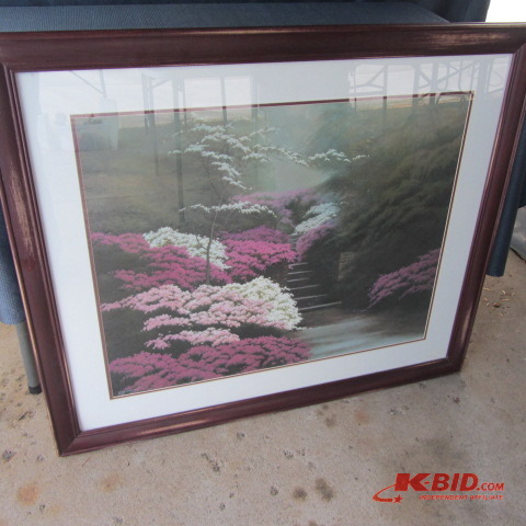 lot 62 image: Garden Path Framed Print