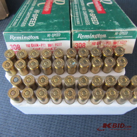 lot 101 image: Remington 308 Win ammo
