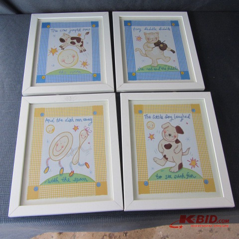 lot 108 image: Framed Nursery Rhyme