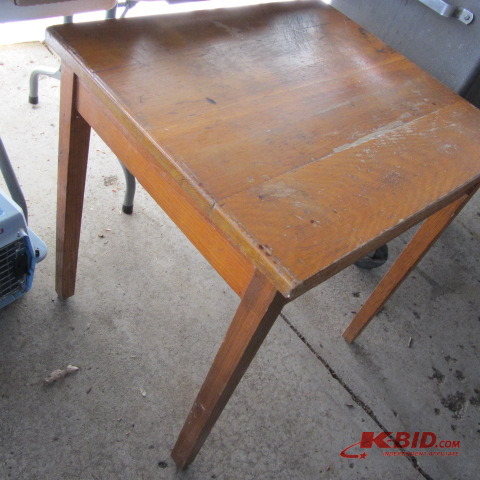 lot 137 image: Primitive Wood Table