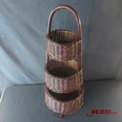 lot 149 image: Wicker Basket Tower