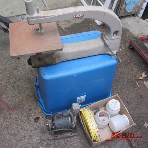 lot 167 image: Toro Saw Frame, Motor, Wiring