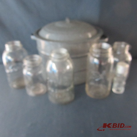 lot 222 image: Canning Jars, Canner