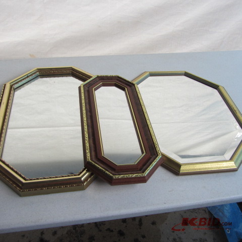 lot 245 image: Fancy Wall Mirrors