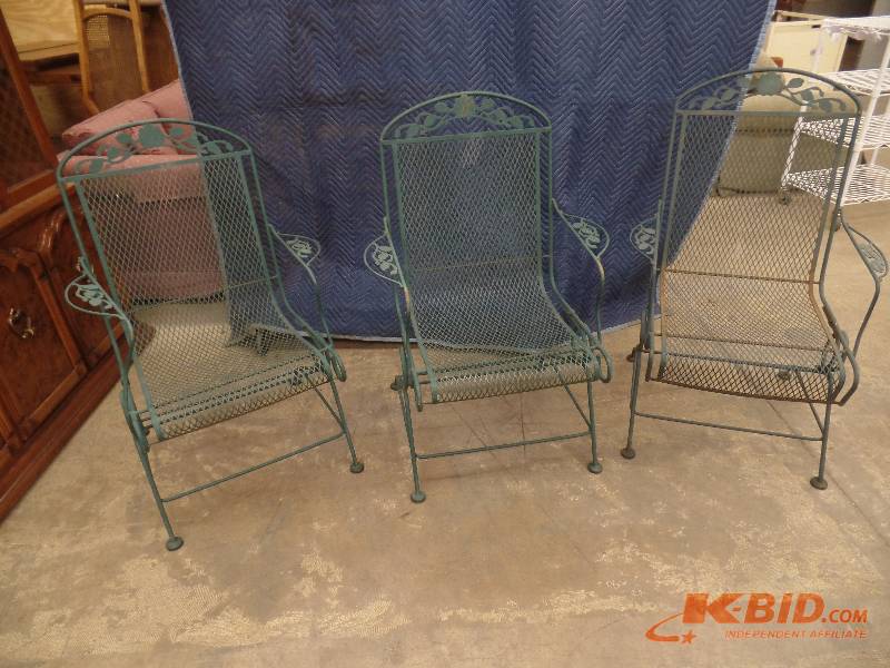 3 Matching Patio Chairs