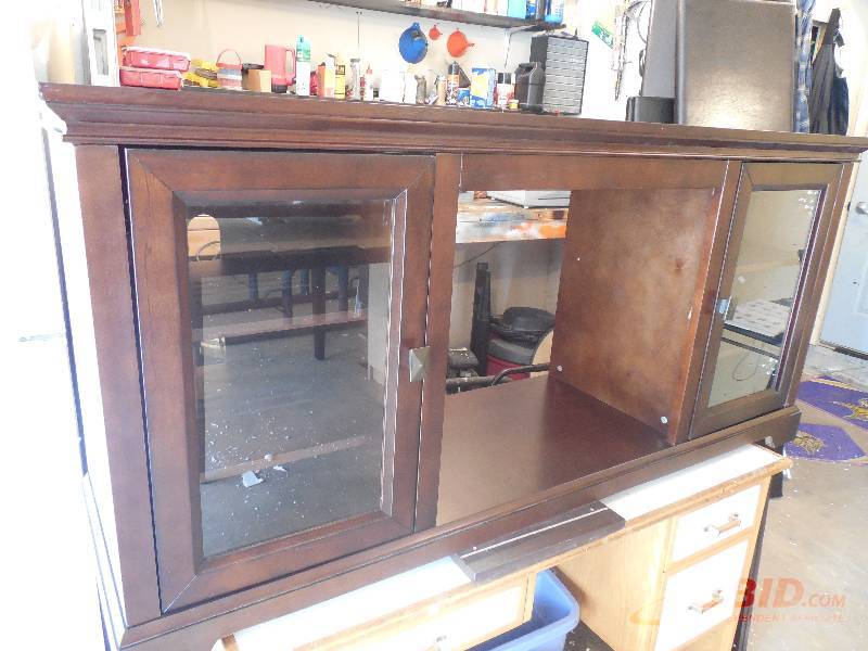 lot 27 image: Febo TV Console Fireplace mantel