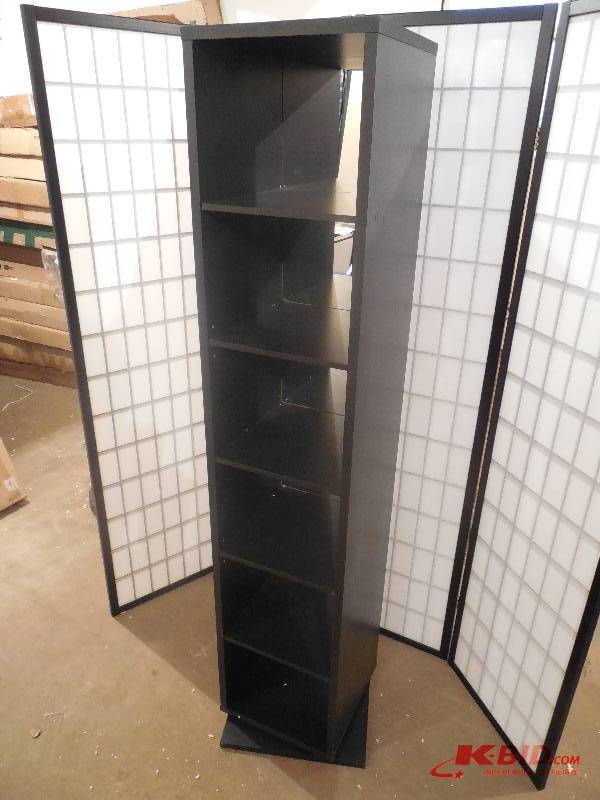 lot 17 image: New -alcove 6 Shelf Swivel Storage with Mirror