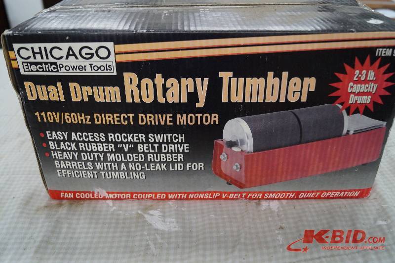 Dual drum Rotary Tumbler