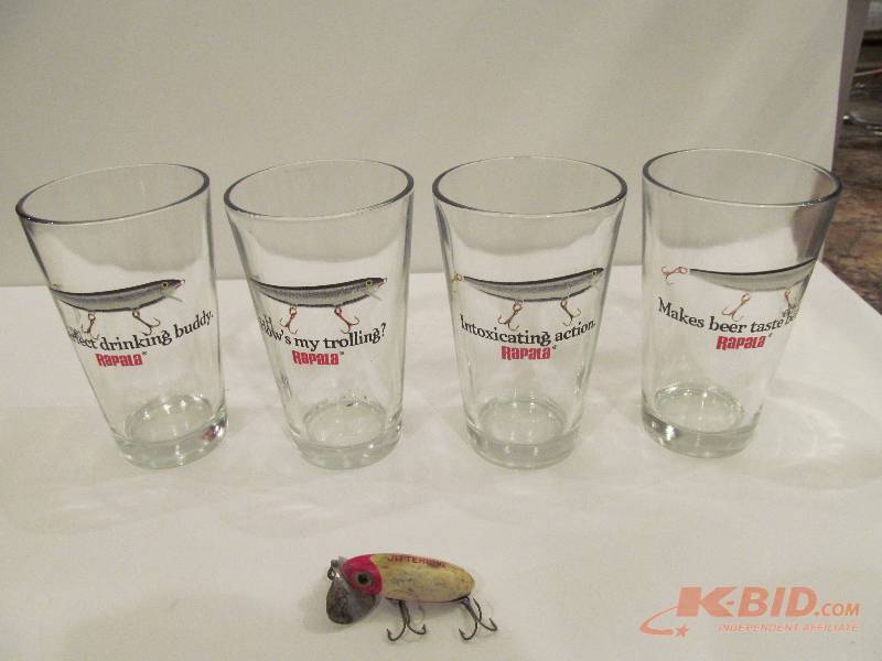 Rapala glasses and vintage lure