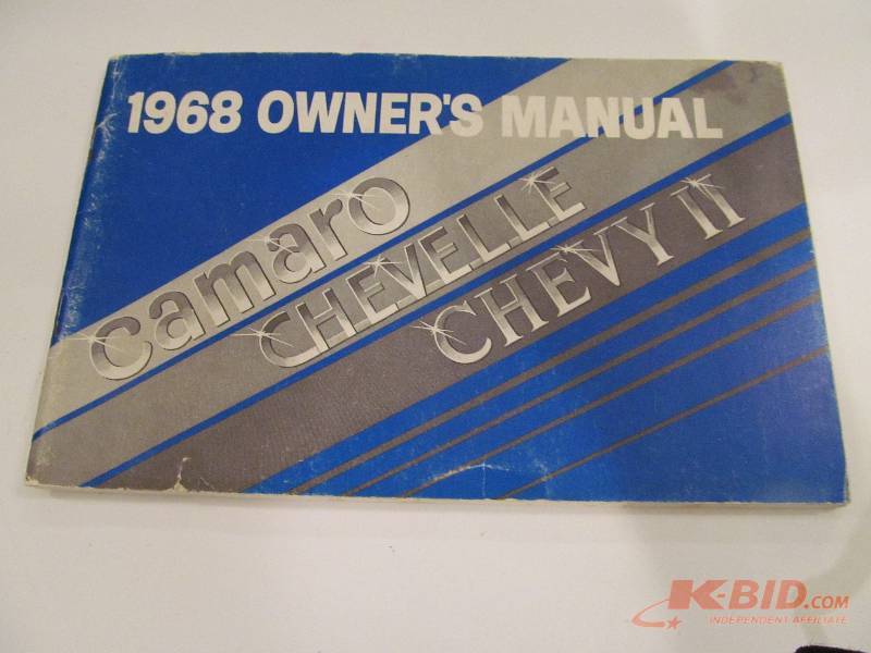 1968 CamaroChevelleChevy2 Owners manual