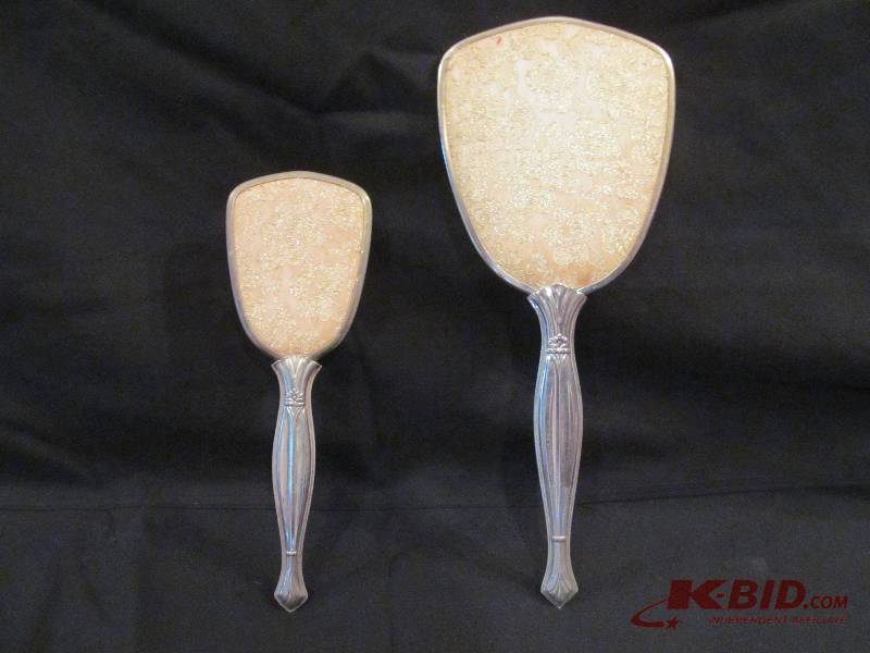 Vintage Mirror and brush set