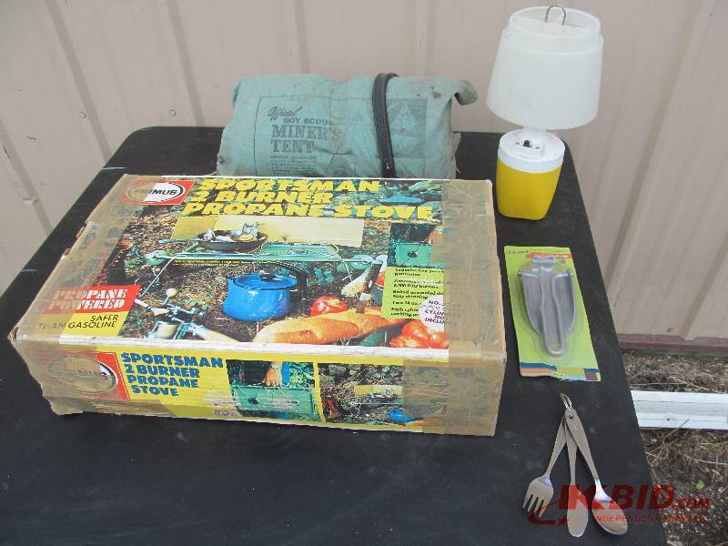 Camping stove and tent