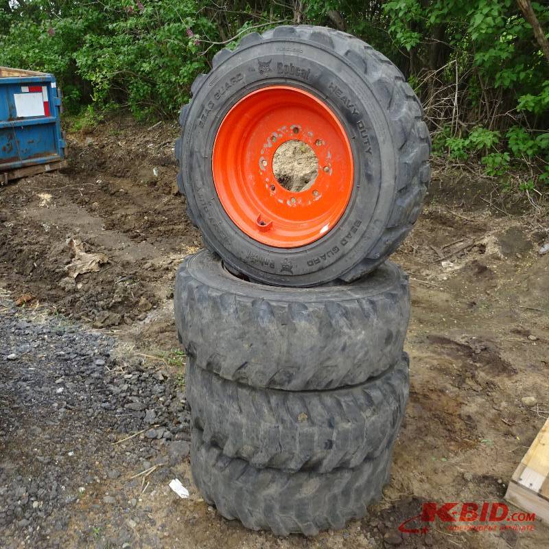 Skid loader tires.