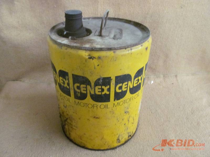 Cenex motor oil can