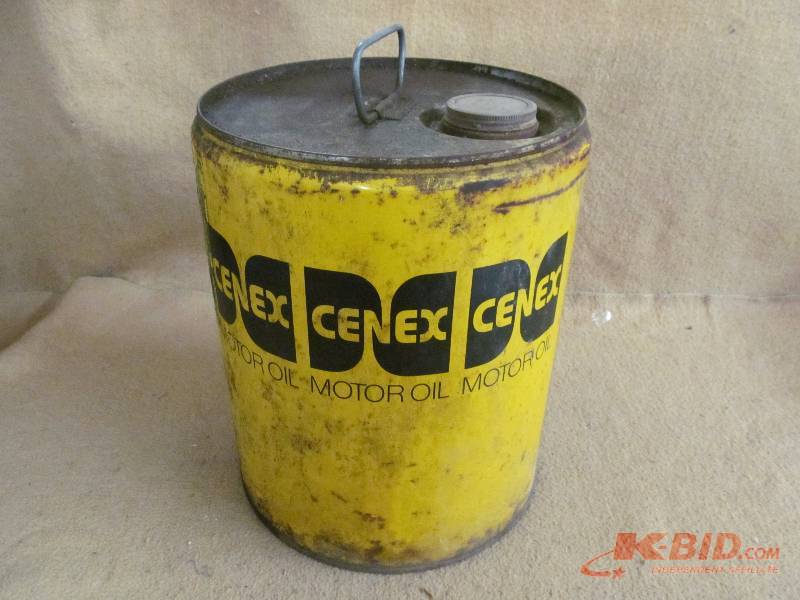 Cenex motor oil can