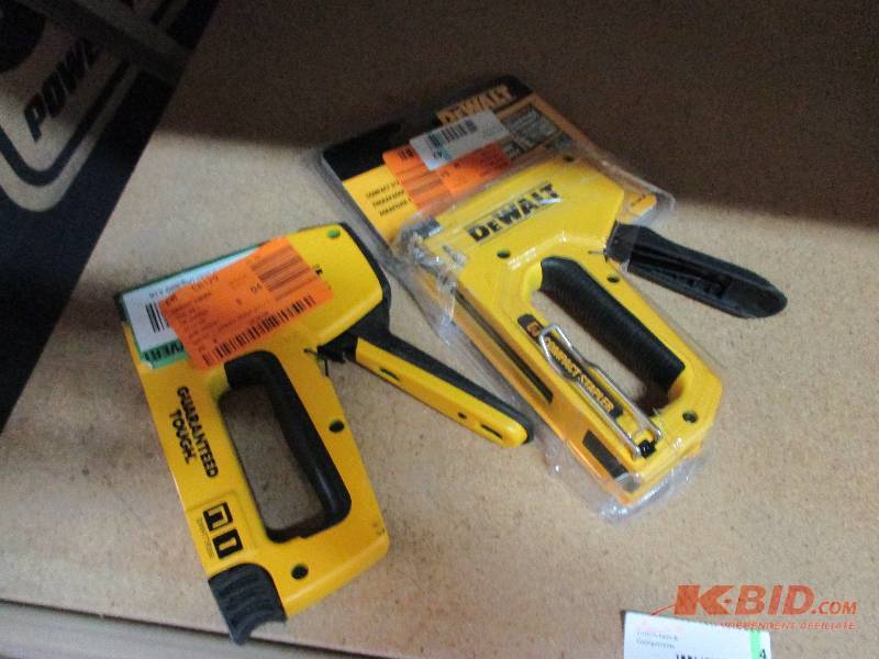 2 Dewalt staplers