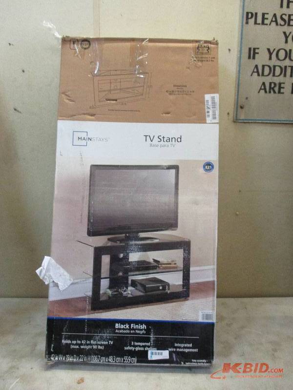 TV stand, no glass