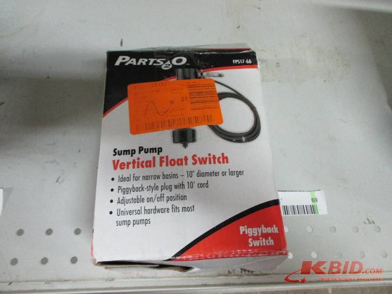 sump pump vertical switch