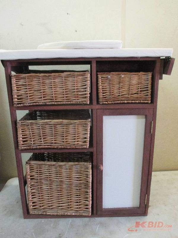 Ironing board with storage