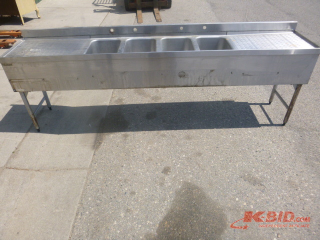 Light 4 Bay Sink