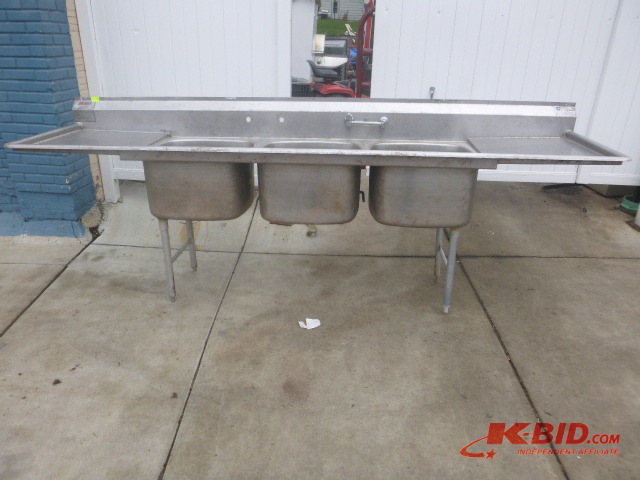 Eagle 3 Bay Sink
