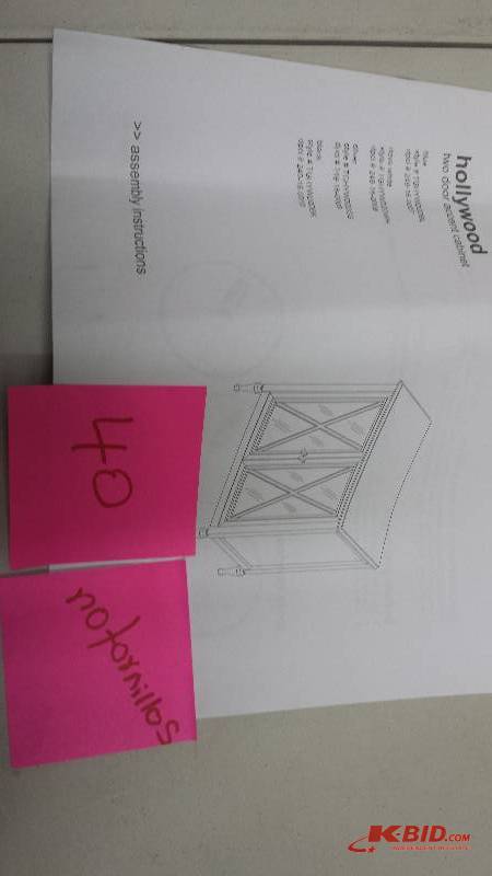 Hollywood two door accent cabinet