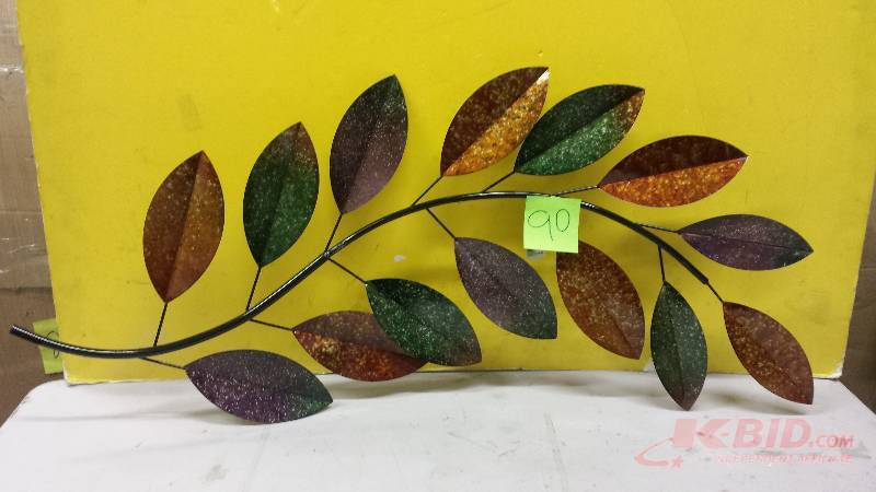 Stratton Home Decor Metal Leaves Wall Dcor