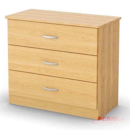 South Shore Furniture 3113033C 3 Drawer Chest in Natural Maple