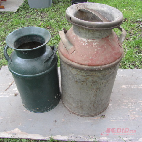 Carlson Creamery Milk Can