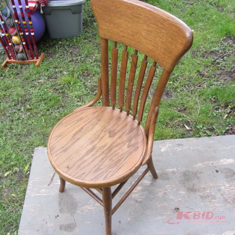 Oak Ice Cream Chair