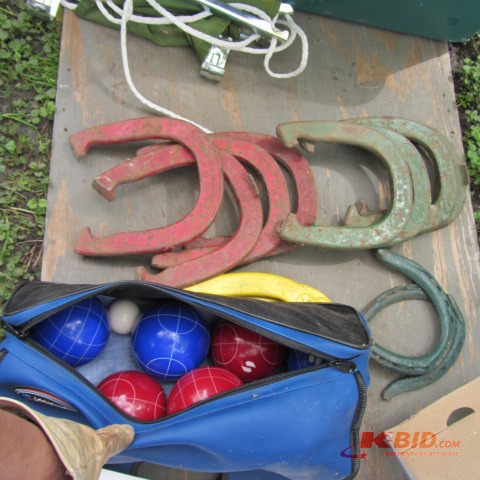 Horse Shoes, Bocce Ball