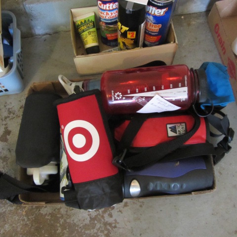 Water Bottles, Fanny Pack, Repellant