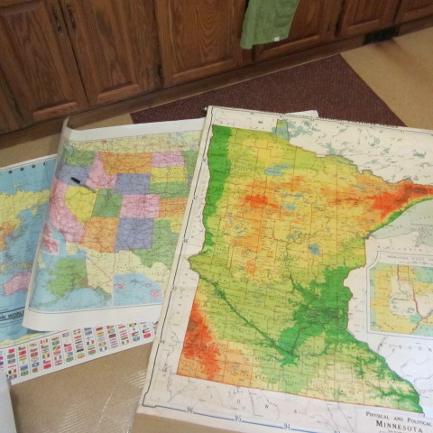 MN, US & World Maps