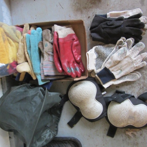Knee Pads, Work Gloves