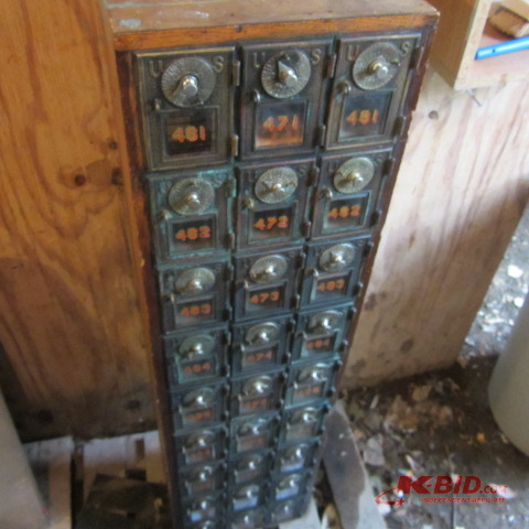 Antique Post Office Boxes