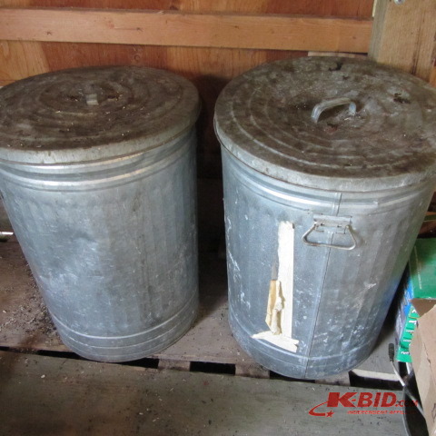 Metal Trash Cans