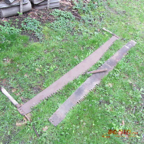 Vintage Two Person Saw