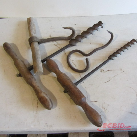 Primitive Wood Augers, Ice Hook