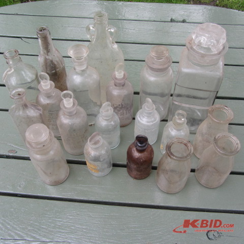 Apothecary Jars, Milk Bottles