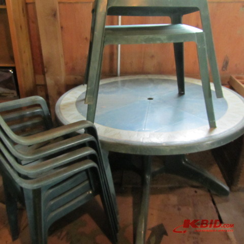 Patio Table, Chairs, Side Tables