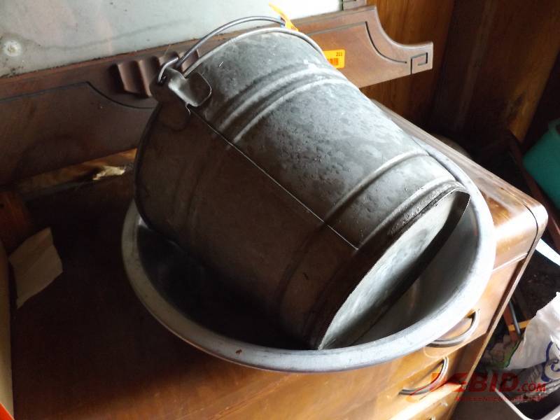Wash Basin and Galv bucket