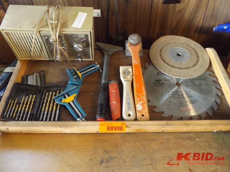 Vintage General Electric Clock Radio  Tools