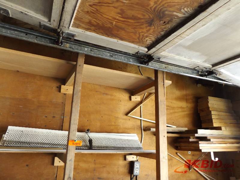 Assorted Cut Lumber on Top 2 Shelving Units
